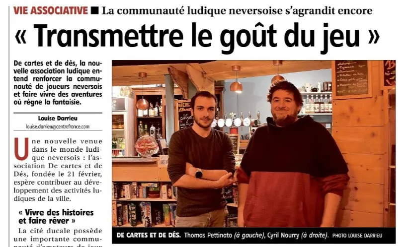On parle de nous...