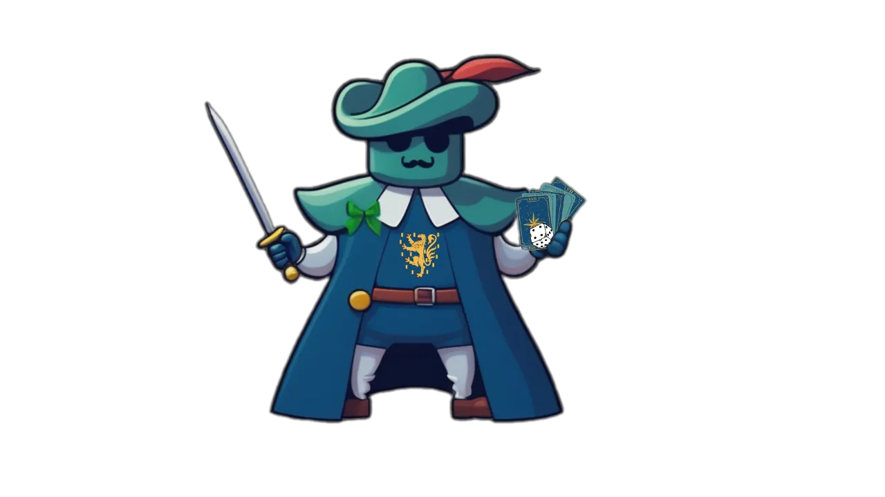 Le meeple mousquetaire, notre mascotte et logo !
