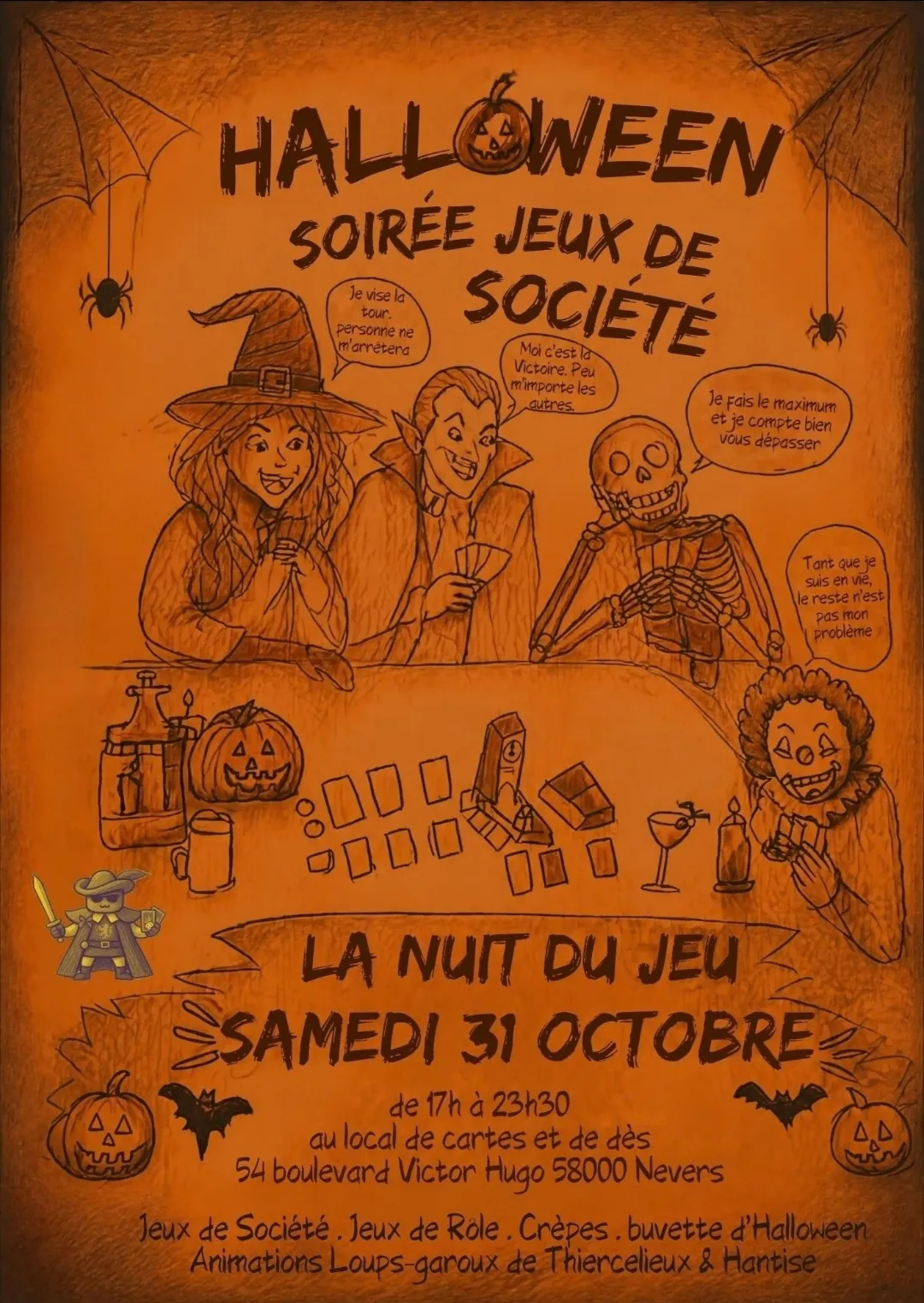 Nuit du Jeu spéciale Halloween